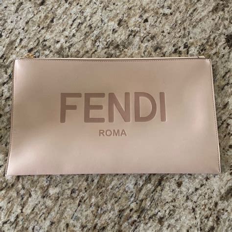 fendi motif pouch|Fendi medium pouch.